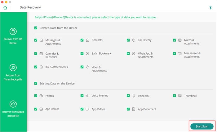 Preview and choose the files you want to recover