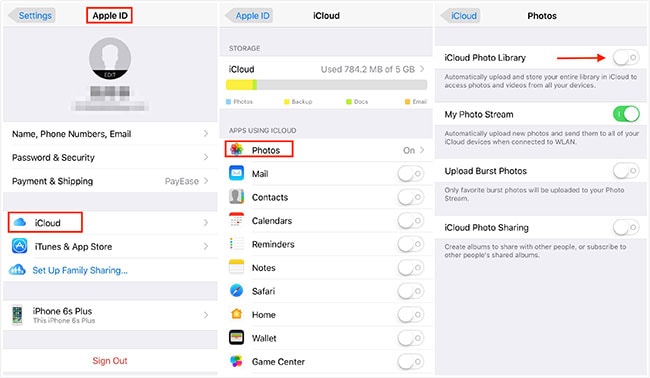 how to backup iphone pictures to icloud