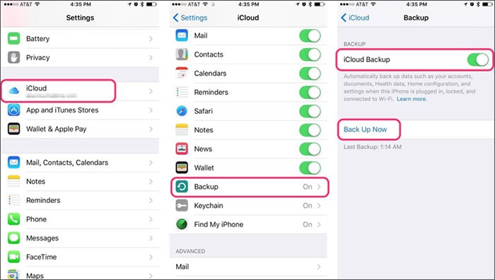 How to Backup Restore iPhone Calendar with iCloud