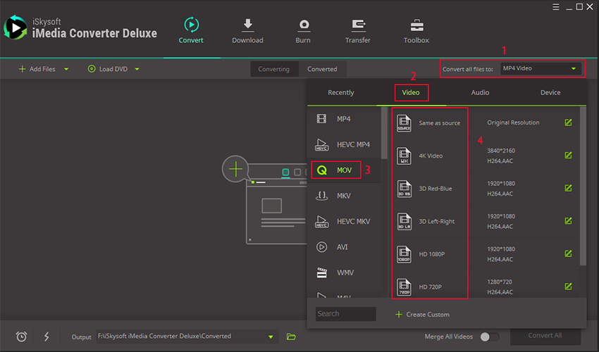 how to convert mp4 to mov