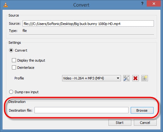vlc how to convert m4v to mp4